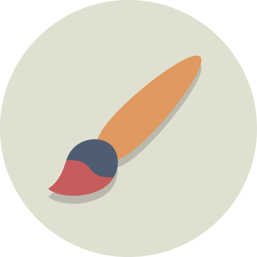 Brush, paint, paint brush icon